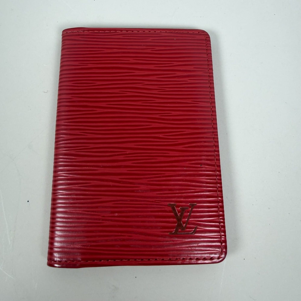 Louis Vuitton Epi Leather Pocket Organizer in Castilian Red